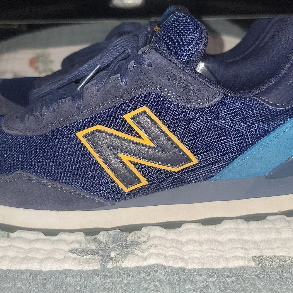 New Balance 515 Shoes Mens Blue Yellow Classic Sneakers ML515OTS Size 11